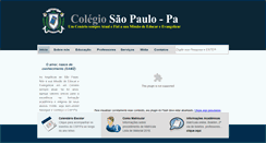 Desktop Screenshot of colegiosaopaulopa.com.br
