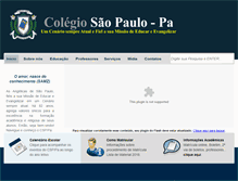 Tablet Screenshot of colegiosaopaulopa.com.br